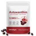 HUALIJIA Astaksantin 12mg, 120 Softgels 