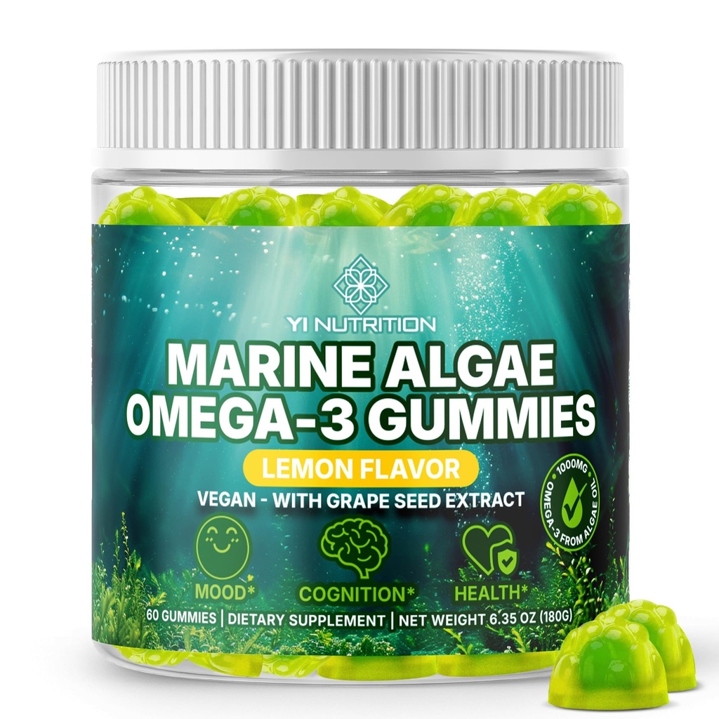 Morske alge Omega 3 Gumiji s 3400mg+ 