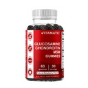 Vitamatski glukozamin Chondroitin Gumies z MSM & Vitamin E – Skupni podporni Formula – 60 Pektin-Based Vegan Gumies