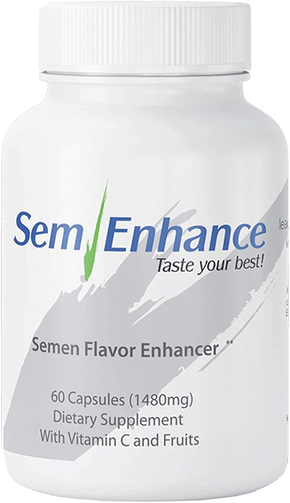 Semenhance - Naj vaš Semen okusi sadno moško formulo z Ananas & Vitamin C - Sadno-osnovni dodatek za moške - 60 kapsul