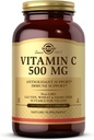 Solgar Vitamin C 500 mg, 250 Vrtnine Kapsule - Antioksidant in Imunska podpora - Splošno zdravje - Podpira zdrave kože in sklepov - Ne-GMO, Vegan, Gluten Free, Košir - 250 Služabniki