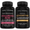 Vital Vitamini Čista hialuronska kislina 60 ct + astaksantin 60 ct