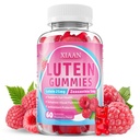 Lutein in Zeaksantin dopolnila, Lutein Gummies z Zeaksantin,Vitamini A, C, E, borovnica, Astaksantin za vid zdravje & oči sev, sladkor-free/Vegan, Raspberry aroma 60 Count