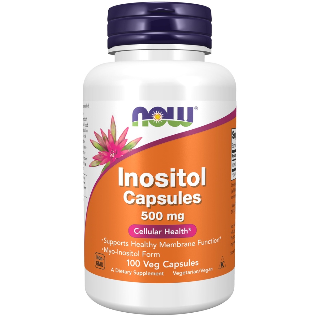Zdaj dopolnila, Inositol 500 mg, Zdrava funkcija membrane*, Celično zdravje*, 100 Veg kapsule