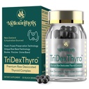 Dodatek za ščitnico – TriDexThyroTM Raw Desiccated Thyroid Complex 375 mg z govedom, prašiči in ovcami –120 Kapsule za ženske in moške(1 pakiranje)