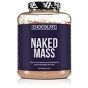 Naked Chocolate Mass Gainer - Vse naravne mase Gainer Protein Powder - 8lb razsutem stanju, GSO, brez glutena in soje. Brez umetnih sestavin - 1.360 kalorij