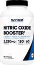 Nutricost Obnovitev dušikovega oksida 2250 mg, 180 kapsul - 750 mg na Casule, 60 servingov - brez glutena in brez glutena