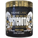 Insane Labz Psychotic Gold, High Stimulant Pre Workout Powder, Extreme Trading Energy Focus, Črpalke in vzdržljivost z Beta Alanine, DMAE Bitartrate, NO Booster (35 Serving, Cherry Bomb)