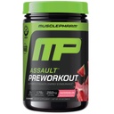 Muscle Pharm Assault Pre Workout Powder za moške in ženske – Energija in moč predworkout dopolnila z Beta Alanine, kofein, Kreatin & Betain brezvodni – 30 Serving, lubenica aroma