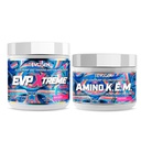 Evogen EVP Xtreme NO Amino K.E.M. Bundle – Pre Workout Powder & EAA/BCAA Pump Volumizator za rast mišic, Hidracija in zmogljivost 