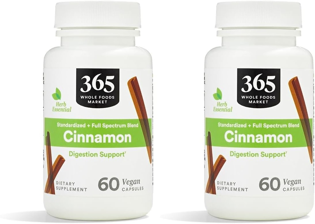 365 Po celotnem trgu hrane, Cimet, 60 Število (Pack of 2)