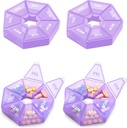 Tedenske tablete Organizator velike 7 dan tablete Box Organizator dnevno Medicina Primer za vitamin ribje olje tablete Dodatki Artritis Prijazno