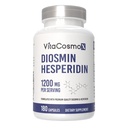 Diosmin Hesperidin 1200 mg Kompleks, 240 Kapsule, Citrus Bioflavonoidi Bogat izvleček sadja, 100% vegetarijanski, ne-GMO & Gluten brezplačno (180 Število (Pack po 1)