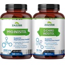Zazzee 40:1 Ratio Myo in D-Chiro Inositol dodatek za ženske 