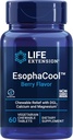 Life Extension EsophaCool - Gut Health Supplements with Calcium, Magnezij & DGL Licorice Root Extract for Healthy Digestion Stomach Relief & PH Balance - Gluten-free, Vegetarian - 60 Žvečljive tablete