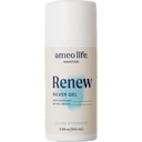 Ameo Life Extra Strength Coloidal Silver Gel 35 ppm - pH uravnotežen, strukturirani srebrni gel za zdravo kožo, manjše ureznine, luske in opekline - naravna nega kože za pomlajevanje (100ml)