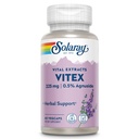 SOLARAY Vitex Berry Extract 225 mg - Chasteberry Supplement for Women - Tradicionalna Hormone Balance podpora - Chaste Tree Berry - Vegan, Lab Preverjeni - 60 Serving, 60 VegCaps