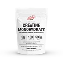 ŽIVILA SRCE Kreatin monohidrat Mikroniziran prašek 500G - 100 Serving, 5000mg na strežbo (5g) - za moške in ženske rast mišic in okrevanje - UNFLAVORED