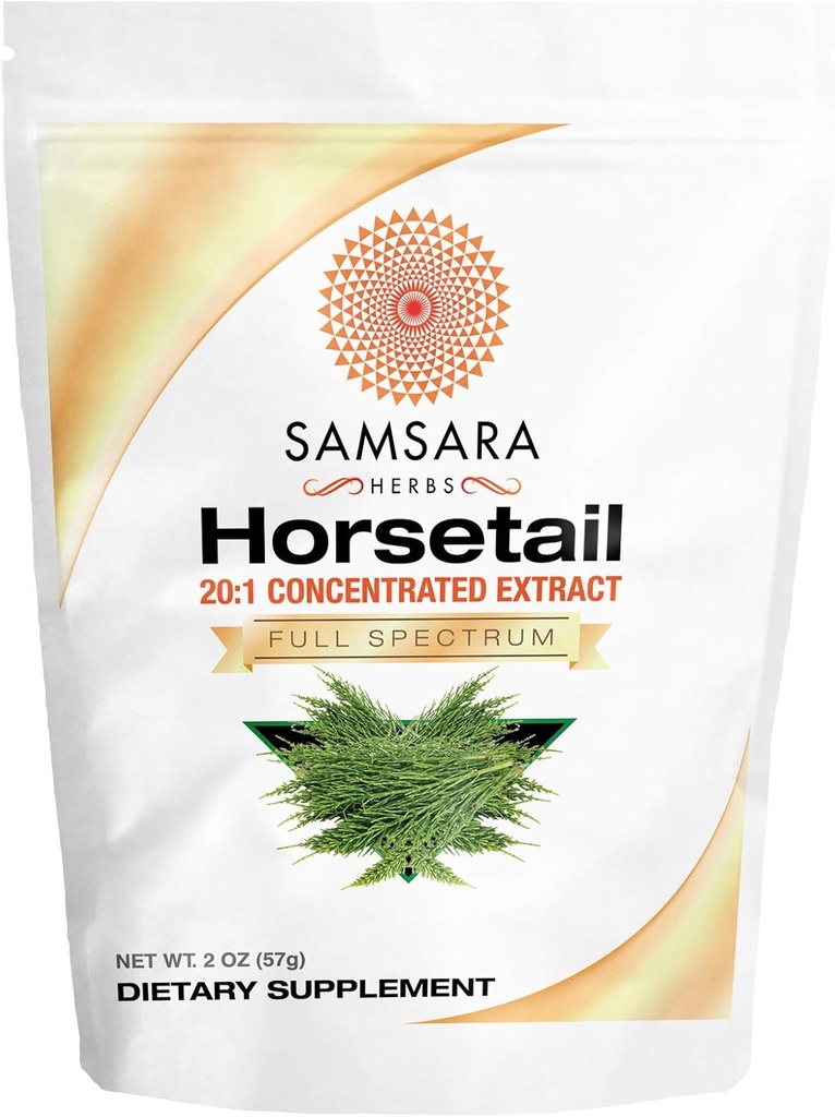Samsara Herbs Horsetail Prašek (2oz/57g) - 20:1 Koncentriran ekstrakt