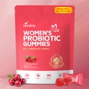 VivoNu Viginal Probiotiki za ženske, ženske probiotične Gumije, ženski balance Gumies, Prebiotik Gummy, brusnični probiotiki za žensko Vaginigal zdravje, Yeast Ph Balance 