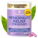 Naravne Menopause dopolnila za ženske - Perimenopavza dopolnila za hormonsko ravnovesje, napenjanje in razpoloženje swings 