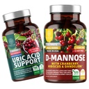 Številka One Nutrition N1N Premium D-mannoza z brusnico in hibiscusom [1350mg], 120 Kapsule in sečna kislina s 14 Močnimi zelišči, 60 kapsulami, 2 paketa