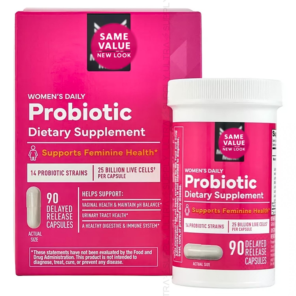 Člani Mark ženski probiotik 25 milijard CFU – 14 sevov, zapoznelih release kapsule, 90 število