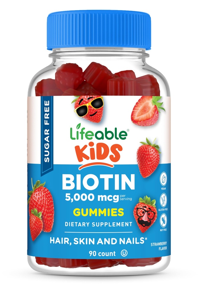 Življenjski sladkor brez otrok Biotin Gumies 