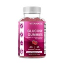 Vitamatska glukoza žvečljivi gumiji - 60 Count - Naravna malina aroma - 4G ogljikovega hidrata na serviranje (1 steklenica)