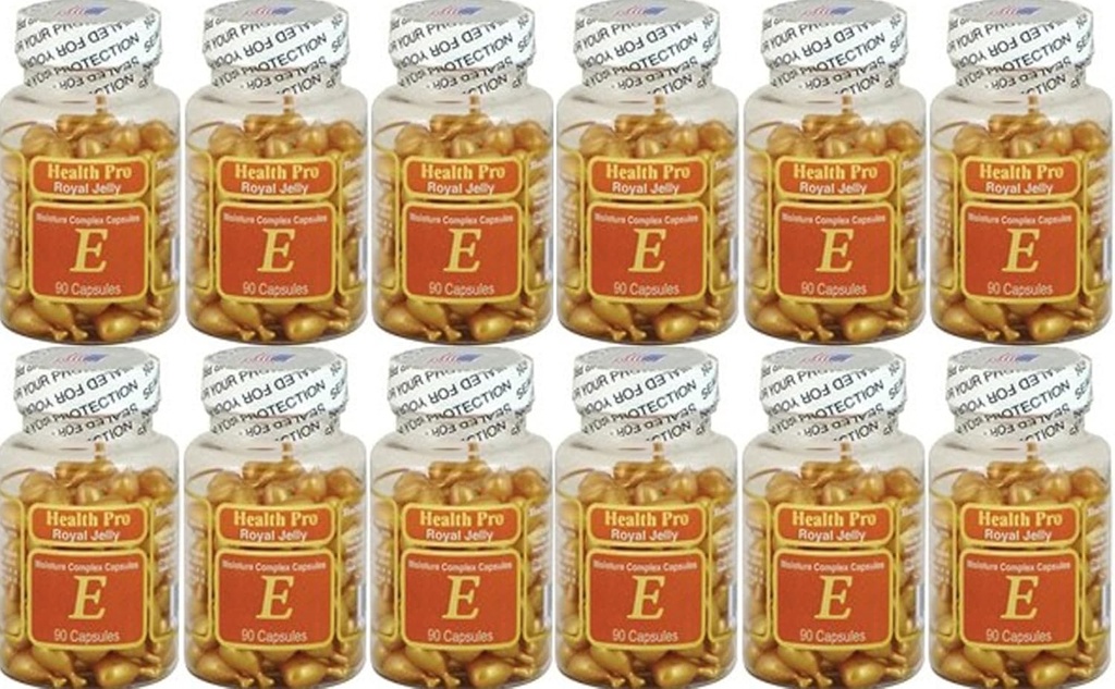 NU-zdravje Royal Jelly Vitamin E Vlažilni kompleks (90 kapsul) - 24 Pakiranje