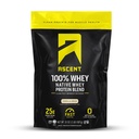 Ascent 100% Whey Protein Powder - izolat sirotkinih beljakovin post-workout, brez umetnih arom in sladil, brez soje in glutena, 5,5g BCAA, 2,6g levcin, esencialne aminokisline, vanilija Bean 2 lb