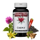 Kroeger Herb Products, Chem X, Daily Detox and Cleansing Formula, Red Clover, Yellow Dock, Paprika podpira funkcijo zdravja jeter - Non-GMO, Gluten Free, Brez konzervansov, Made in USA