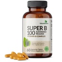 Futurebiotics Super B 100 trajen release Vitamin B Complex Non-GMO, 60 vegetarijanske tablete