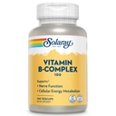 SOLARAY Vitamin B Complex 100mg - Celularna energija, Živčna in Heart Health Support - Supplements All 8 B Complex Vitamins - Vitamin B12, B1, B2, B3, B6, Niacin, Folna kislina in Biotin - Vegan, 100 Servinges