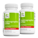 Terry Seveda andrographis EP80 Dodatna moč - Zdravje možganov in imunosupresija - Skupna zdravstvena podpora za pomoč mobilnosti - Adaptogen dopolnilo za podporo energetiki in jetrih - 60 kapsul (paket po 2)