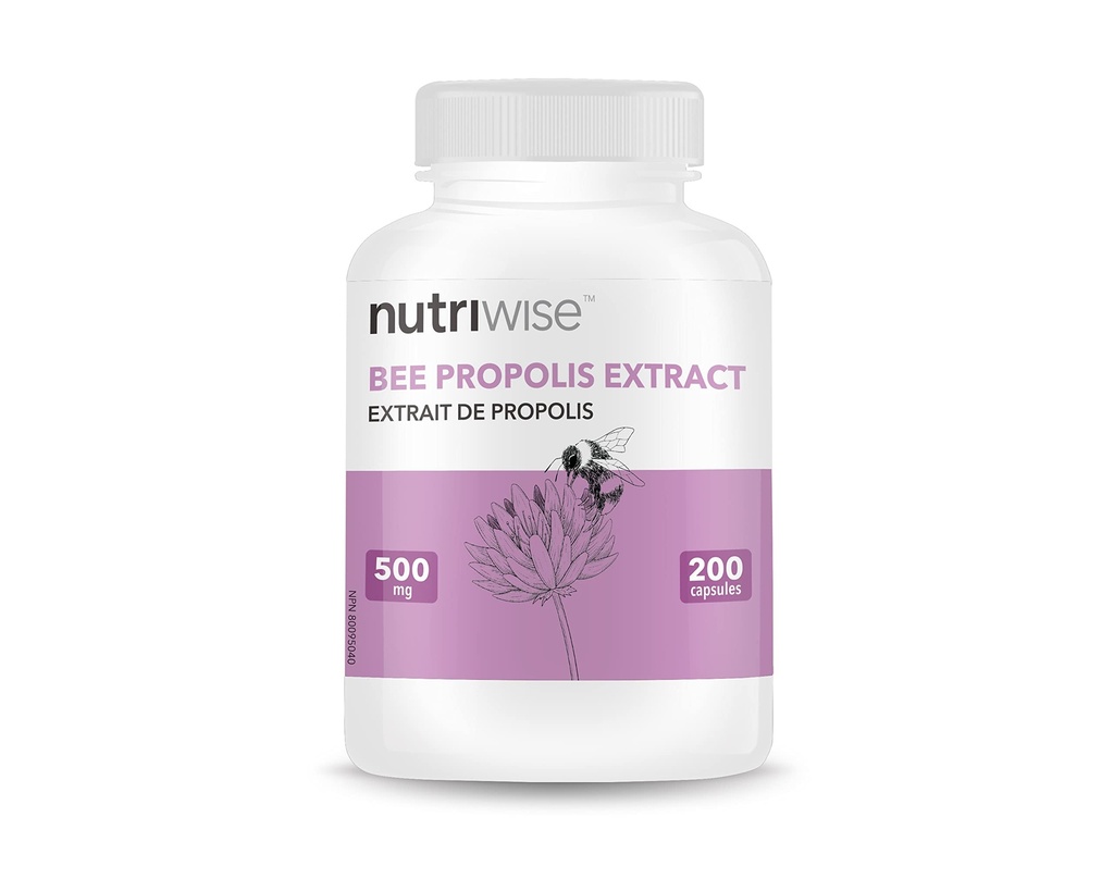 NutriWise Brazilian Bee Propolis Izvleček Imunska podpora 500mg