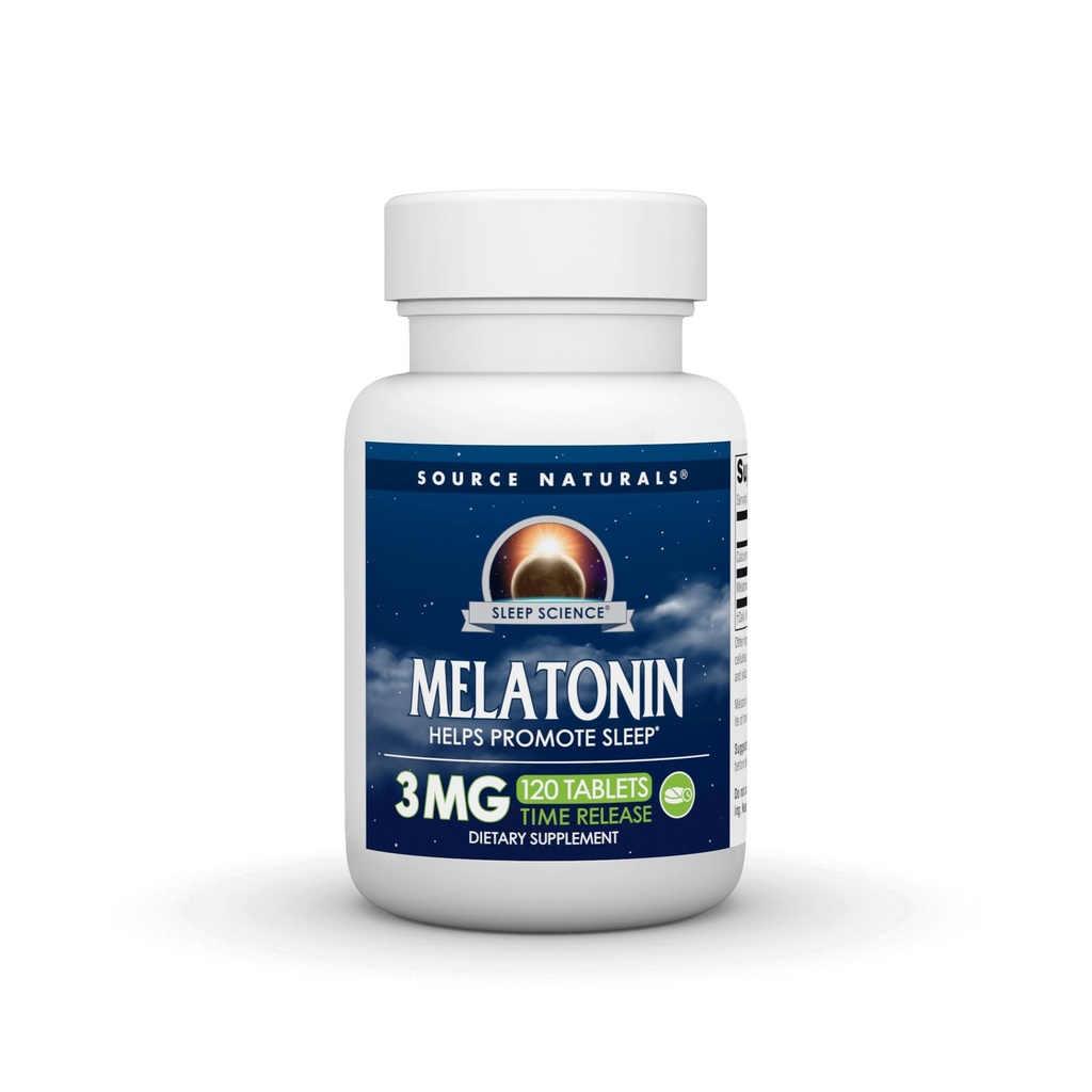Vir Naturals Čas sprosti melatonin* - 3 mg, 120 tablet