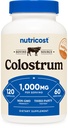 Nutricost Colostrum 1000 mg, 120 kapsul - brez glutena in ne- GMO, 60 servingov