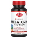 Olympian Labs Melatonin 10mg sprostitev časa z vitaminom B6 - Največja moč tablete - brez zdravil, podpira mirnega spanja, nočno spanje pomoč - 60 Veganske tablete (60 postrežbe)