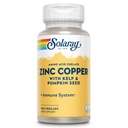 SOLARAY Cinkov bakrov aminokislinski kelat - Imunska podpora dodatek w/Cheliran cink 50mg - Podpora kosti, kože, srca in ščitnice - z Jodine iz Kelp, 60-dnevno garancijo, 100 Serv, 100 VegCaps
