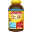 Nature Made Fish Oil Omega 3 Supplements, 2000mg per Serving, 250 Softgels