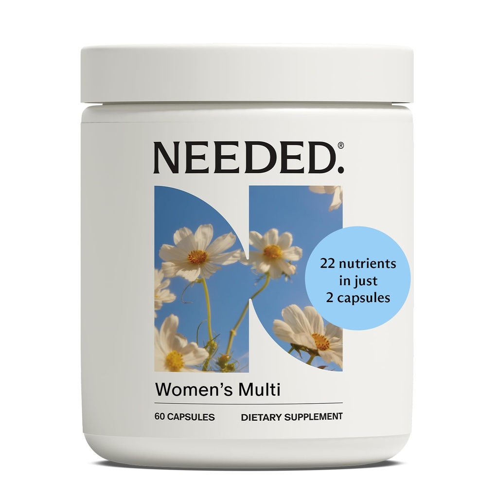 Potrebno. Multivitamin za ženske s 23 vitamini, minerali in antioksidanti - dnevne ženske multivitamin - vitamin B12, B6, D3, holin, kalcij, biotin, magnezij, folat in še več (število 90)