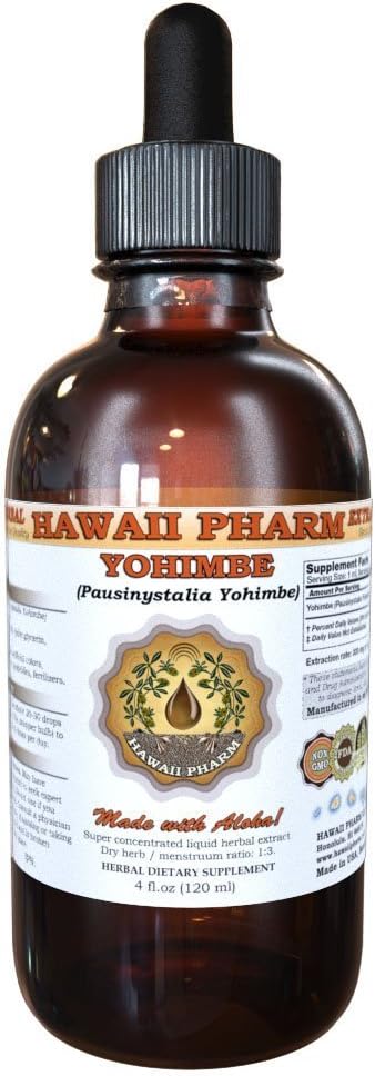 Tekoči ekstrakt Yohimbe, tekoči johimbe (Pausinystalia Yohimbe) Tinktura 4 oz