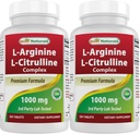 Najboljši naravni L- arginin L- citrulin kompleks 1000 mg 250 tablet (250 tablet (250 tablet)