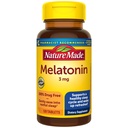 Narava Made Melatonin 3mg Pomoči za spanje za odrasle, 100% brez drog pomoč za spanje, dodatki za spanje, 120 Tablet, 120 Dnevna ponudba