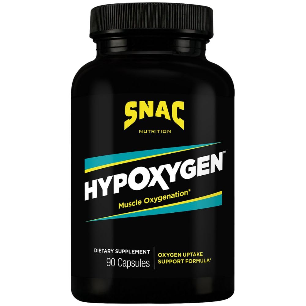 SNAC HypOxygen - mišice oksigenacija zmogljivost in vzdržljivost dopolnilo, Izboljša telo VO2 Max & Assists z okrevanjem iz vaje z visoko ponovitev, 90 Veggie kapsule (45 Serving)