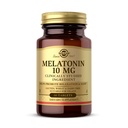 Solgar Melatonin 10mg tablete Visoka doza pomaga spodbujati sprostitev spanje kliničnoŠtudiran melatonin podpira naravni cikel spanja Vegan Gluten brezplačno mleko brezplačno Košir služi, 60 grof