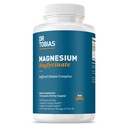 Dr. Tobias Magnezijev bisglicinat, visoka absorpcija Magnezijev pufer Chelate Complex, 200 mg na kapsulo, Podpira energijo, mišice, kosti in skupno zdravje, Ne-GMO Magnezij dodatek, 120 Kapsule