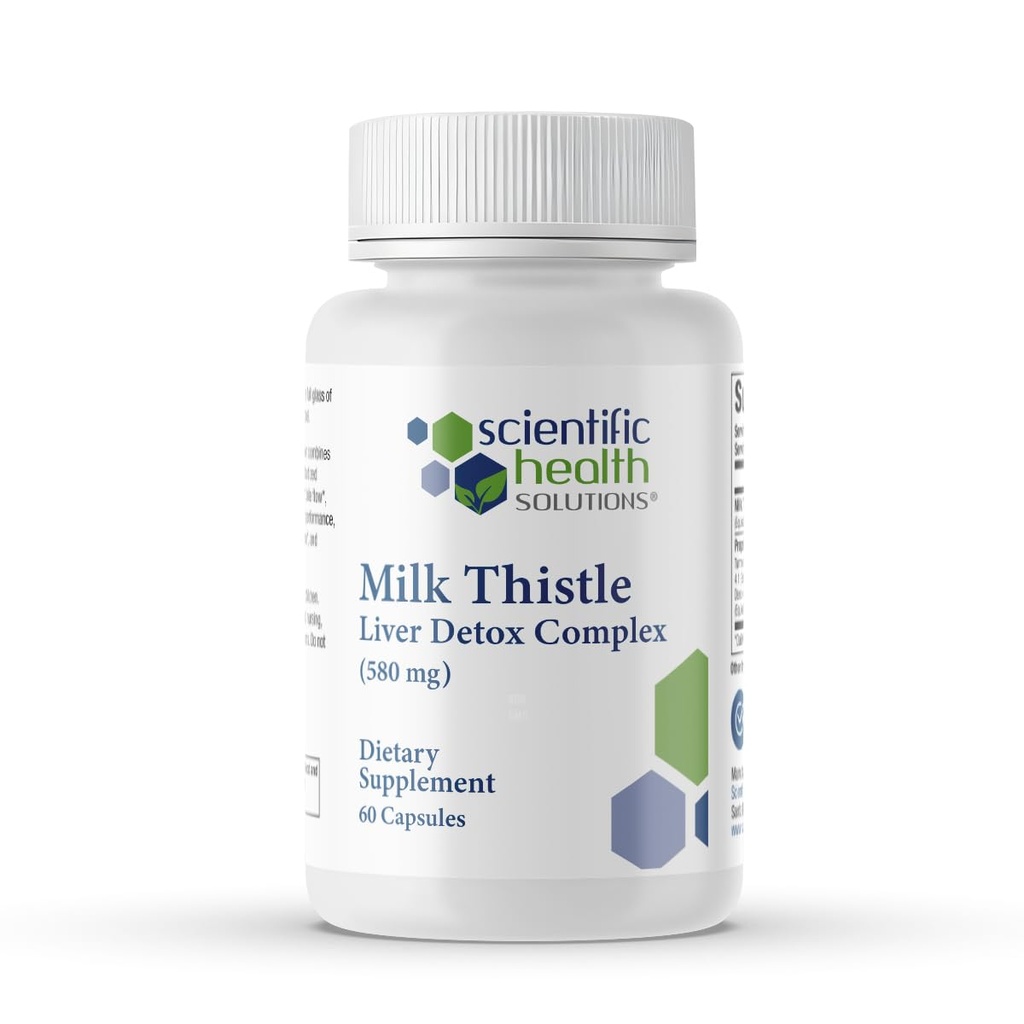Milk Thistle Jetra Detox Complex – klinično-stopnja podporo jeter dodatek s kurkuma, Dandelion, Beet, Picrorhiza, Črna paprika – Faza I & II Detox – 60 Kapsule – Non-GMO