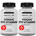 Raziskovalni laboratoriji Eye Vitamini Okrepljena absorpcija AREDS 2 Plus Formula 20mg Lutein, 10mg Zeaksantin, borovnica, oči, cink, ALA, Quercetin in druge dokazane sestavine za boj proti težavam z očmi